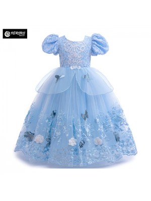 Cenerentola Vestito Carnevale Cinderella Cosplay Costume Dress CIND002